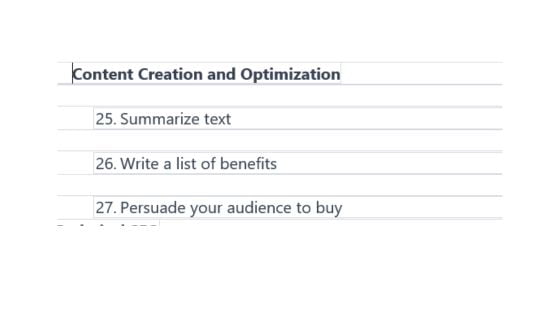 Content Creation and Optimization 03